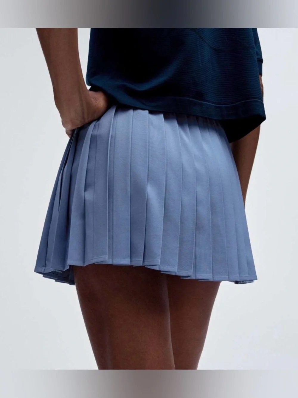 NWOT New Lululemon High-Rise Pleated Tennis Skirt Oasis Blue